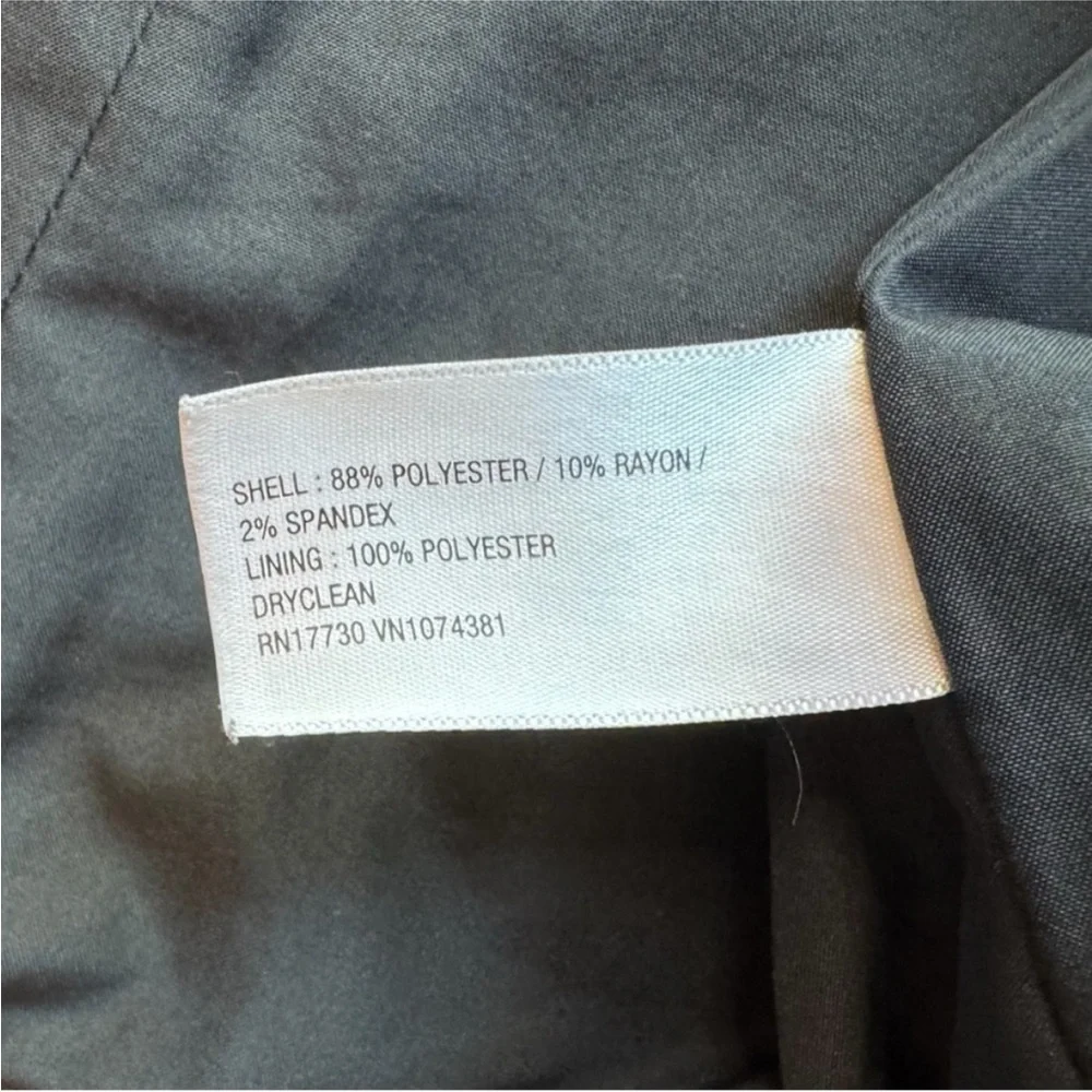 MERONA Gray Hooded Coat with High Snap Collar – Size M